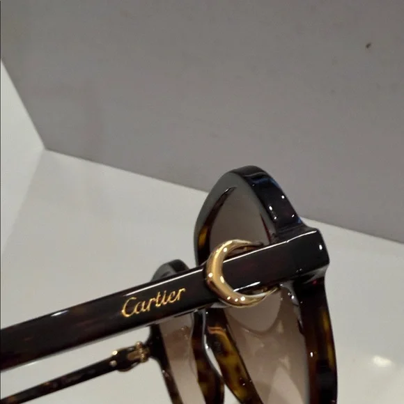 Cartier Classic Brown Sunglasses - Picture 4 of 15